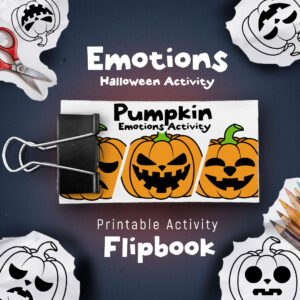 Pumpkin Emotions Activity Flipbook, Halloween Coloring Pages, Halloween Activity, Pumpkin Face Emotions, Fall Games, Halloween Kids Activity