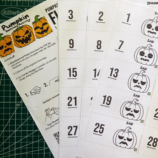 Pumpkin Emotions Activity Flipbook, Halloween Coloring Pages, Halloween Activity, Pumpkin Face Emotions, Fall Games, Halloween Kids Activity